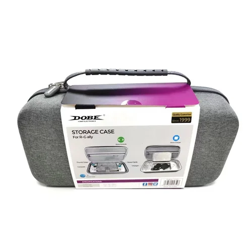 Imagen 2 del producto Bolsa de Estuche de transporte portátil, bolsa de almacenamiento de Estuche De Viaje de PU EVA protectora anticaídas a prueba de golpes para accesorios de consola Asus ROG Ally