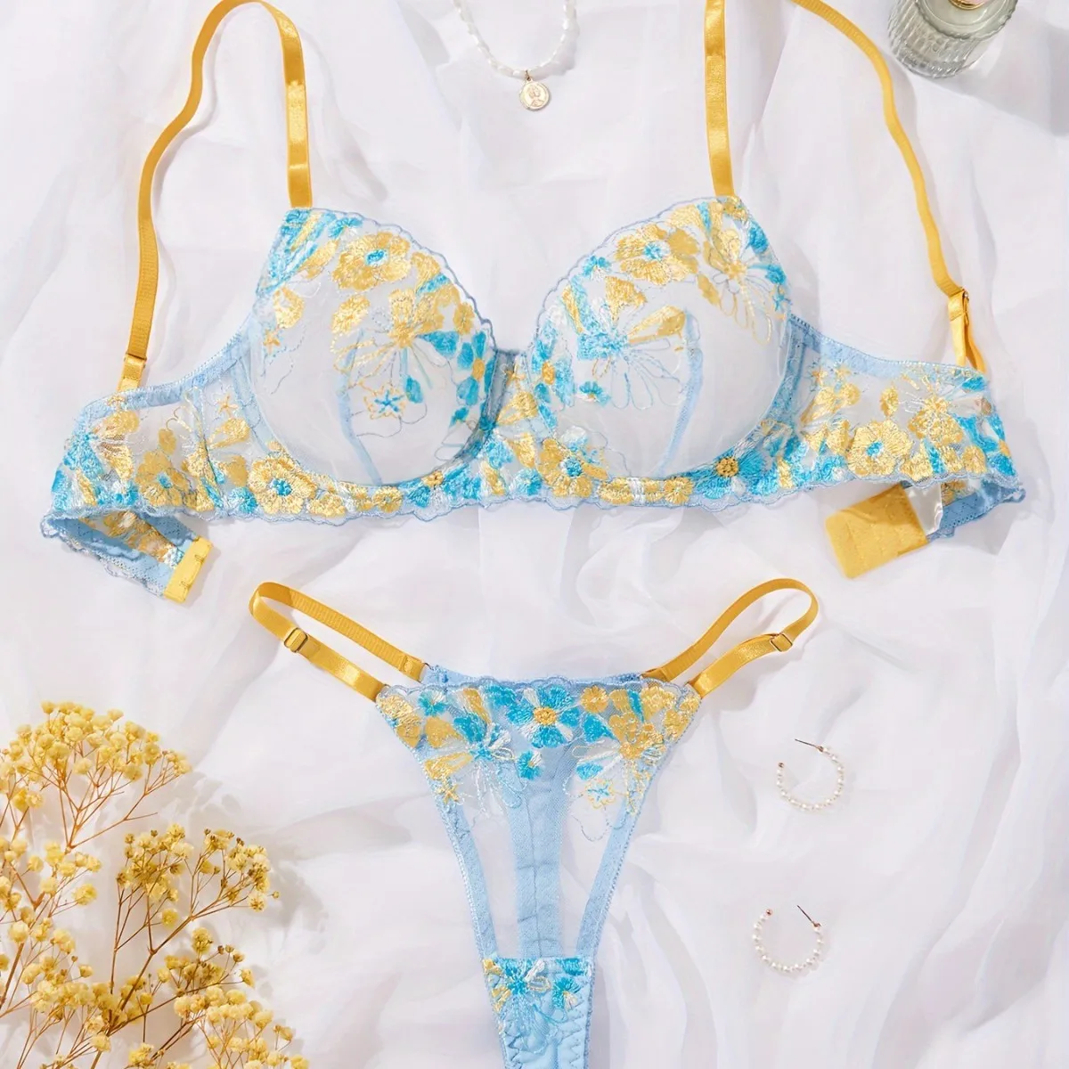 

Transparent mesh Lace Underwear sexy lingerie erotic clothing women sleep sleepwear lingerie set