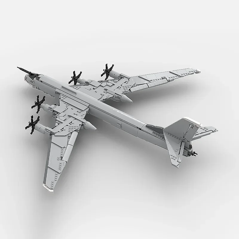 Moc Building Blocks Tupolev TU-95 Bear Bricks Model Toys - view 4