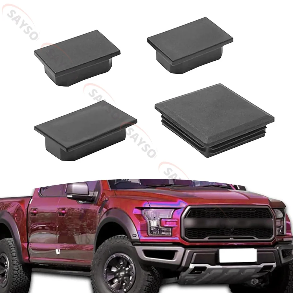Frame Tube Hole Plug for 2017-2021 Ford F150 Raptor Wheel Well Fender Liner Rear Left & Right Wheel Well Hole Cover Caps Block