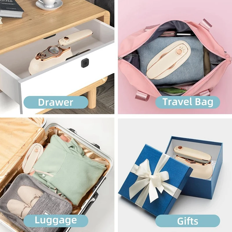 L73A 2025-Travel Steam Iron, Handheld Garment Steamer, Portable Mini, 180° Rotatable Travel Steamer