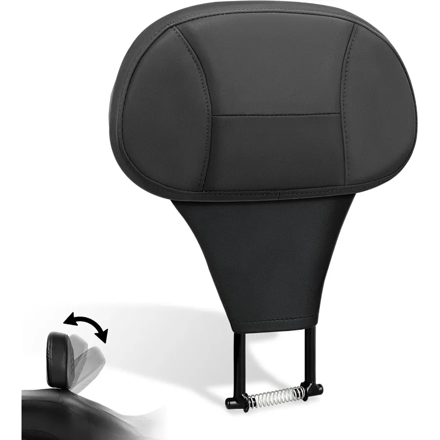 

Adjustable Rider Backrest Detachable Plugin Driver Backrest Pad for Harley Touring 19882025 Compatible with CVO Road Glide Stre