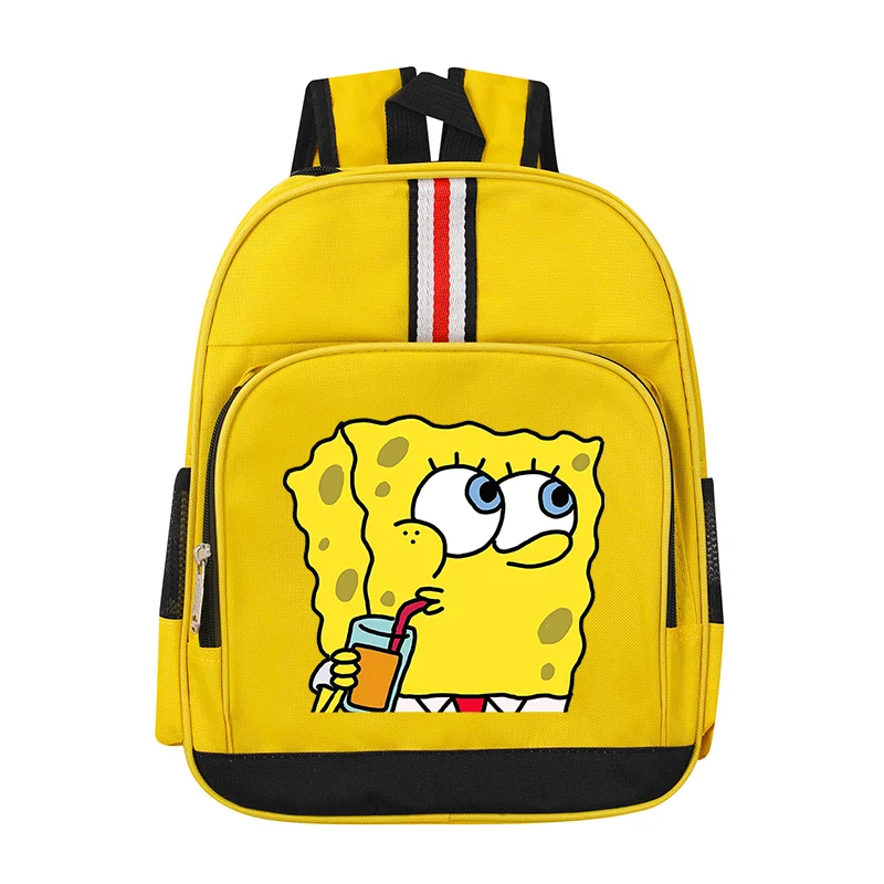 

Cute SpongeBobs Rucksack Cute Game Print Boys Girl Student Back To School School Bag Backpack School Supplies Anime Cartoon Gift