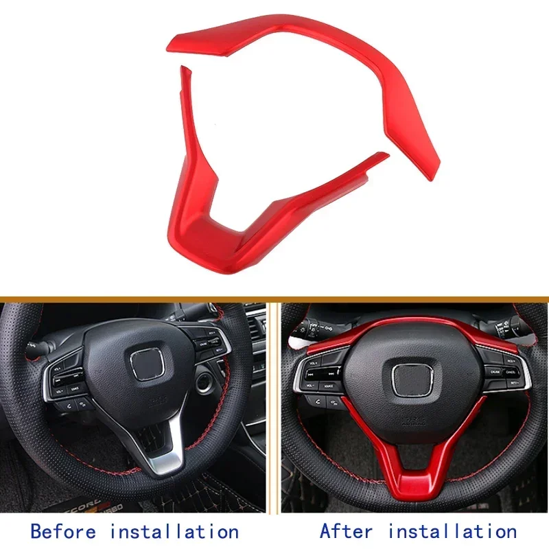 Car Steering wheel decoration stickers Accord sets sequins decorative For 10th Honda Accord 2018 2019 2020 2021 2022