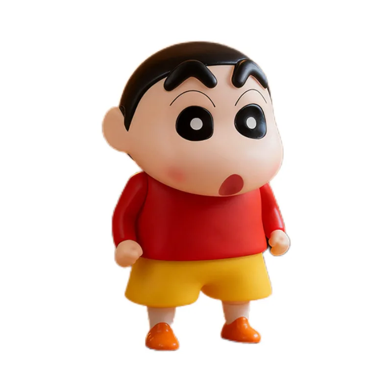 25-30cm Crayon Shin-chan New Extra-Large Red Clothes Pajamas Dynamic Superman Anime Figure Toy - Shin-chan Home - view 5