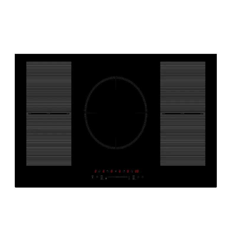 Placa de cocina de inducción integrada de 90Cm, panel cerámico de 5 quemadores, fuente de alimentación para el hogar y el hotel