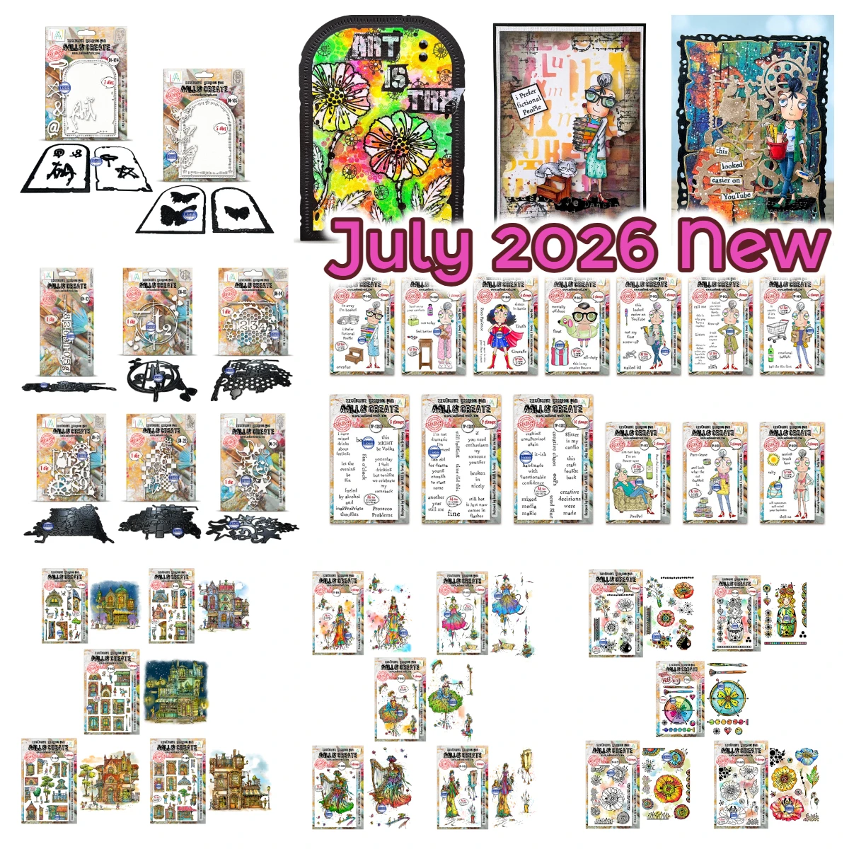 AALL& CREATE Checkered Figures Metal Cutting Dies and Stamps and Stencils for DIY Scrapbooking Handmade Album Card July 2026 New