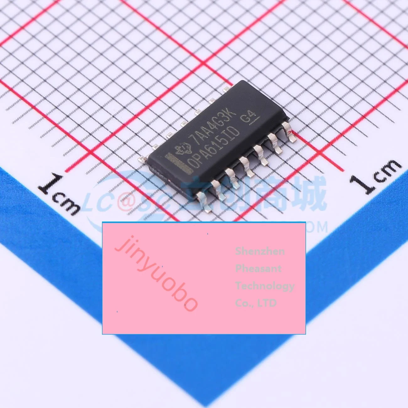

2PCS OPA615IDR 710MHz SOIC-14 mounting and bonding installation