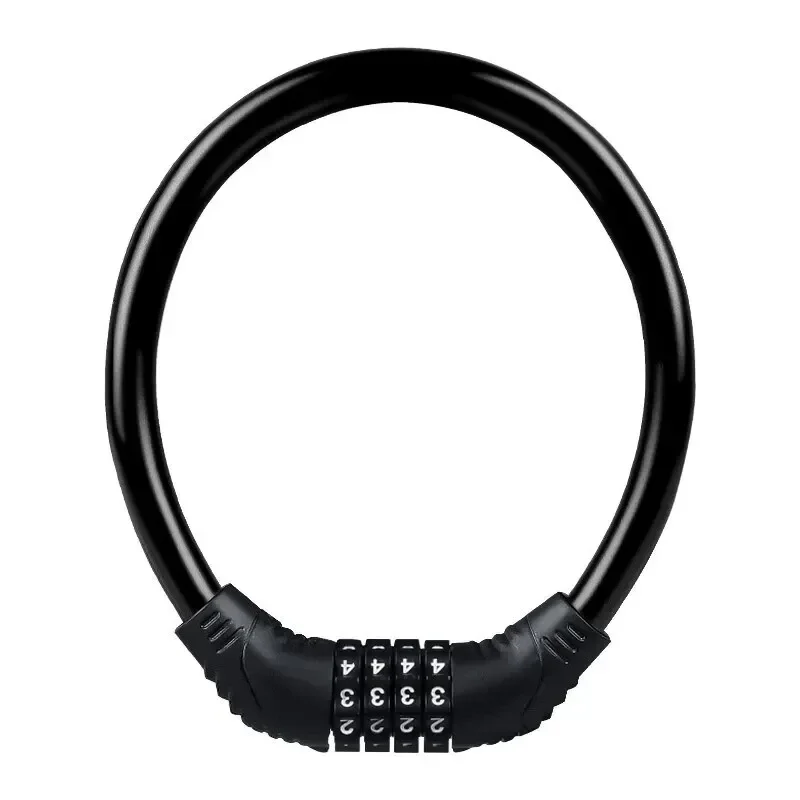 AliExpress NONE No Key 4 Digit Combination Bike Lock Mini Round Steel Cable Security Lock