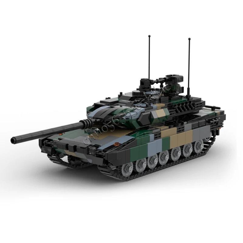 1055 PCS MOC Third Generation Modern Main Battle Tank Model DIY Set Assembled Educational Creative Children Toys Birthday Gifts