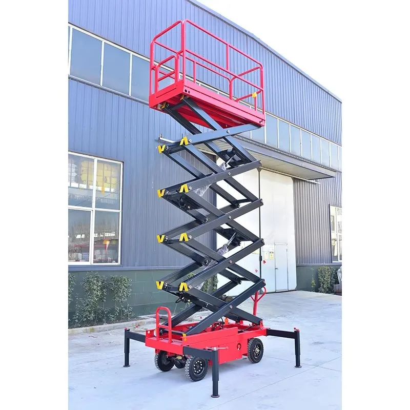 Customized Aerial Platform 6m-14m Traction Skylift Mobile Lifter Scaffolding 500kg Battery Powered Articulated Hydraulic Lift An