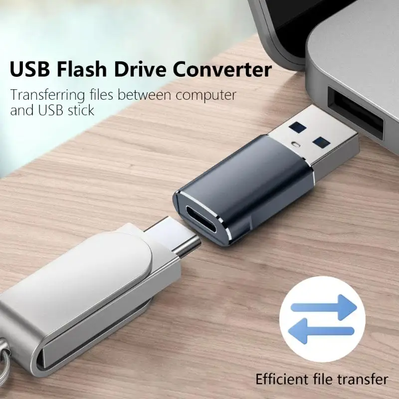 Y5LC Adaptador convertidor carga portátil tipo USB macho para viajes