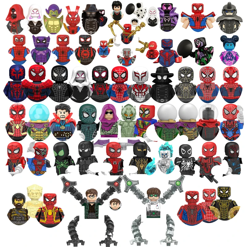 

Новые конструкторы Человек-паук 2026: мини-фигурки и строительные блоки для детей, идеально подходят для подарков и вечеринок