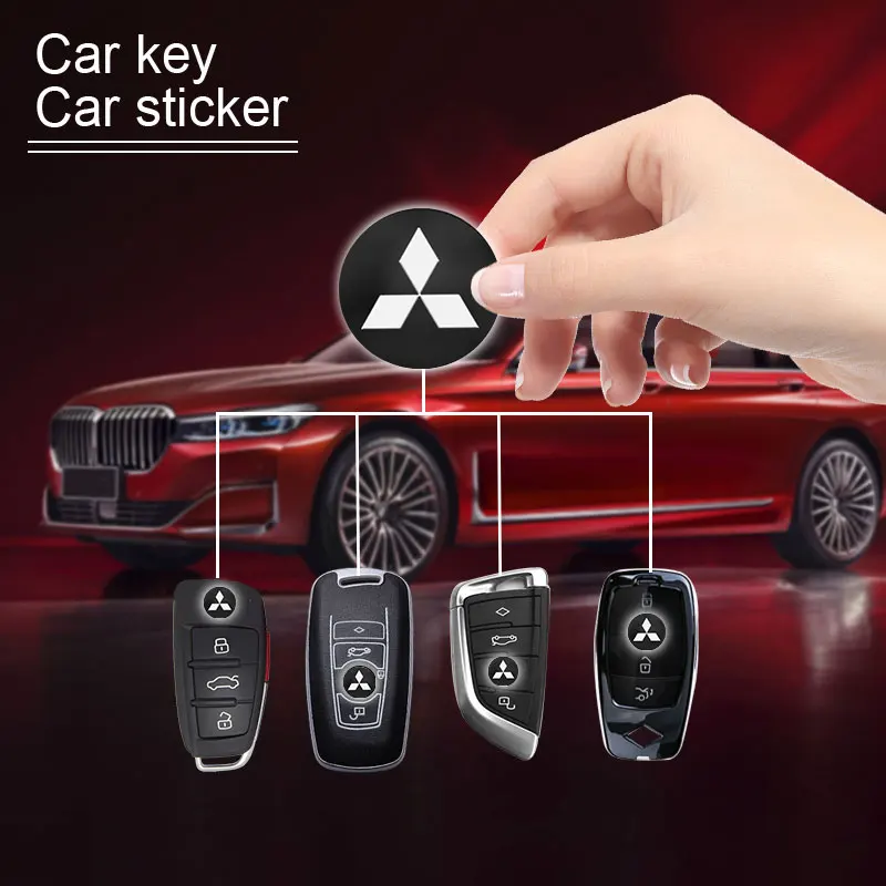 

Автомобильные наклейки Mitsubishi, специальный ключ, эмблема, пастер для Mitsubishi Outlander Lancer 10 9, ASX RALLIART Eclipse L200 Pajero