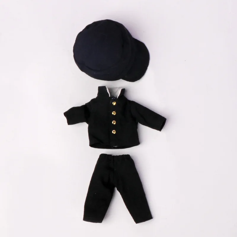 Ob11 Baby Kleding Japanse School Uniform Pak Jurk Up Pak Voor Ob11 1/12 Pop Outfit Dagelijks Casual Accessoires Voor Kinderen