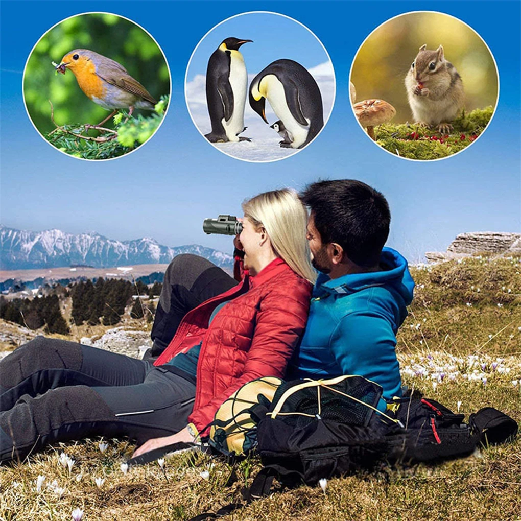 Outdoor Hunting Monocular Multilayer Coating Handheld Zoomable Fog Proof Telescope Birdwatching Equipment Type 2