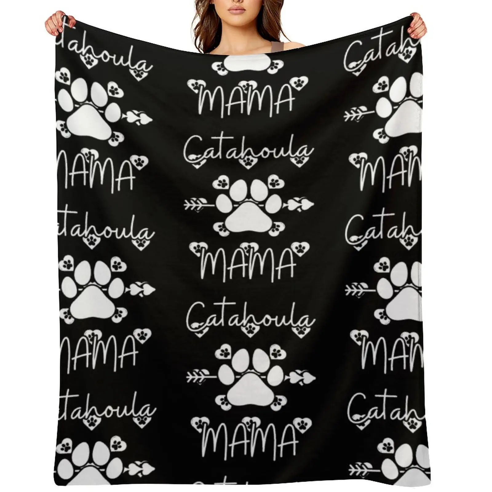 

Catahoula Mama Catahoula Leopard Lover Gifts Dog Mom Mother Throw Blanket Soft cosplay anime Beautifuls Hair Blankets