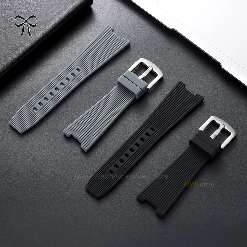 For Patek Philippe For Nautilus 5711/5712/5726/5980 Soft Silicone Watchband Strap 25*12mm Bracelet Accessory Men Sport Wristbelt