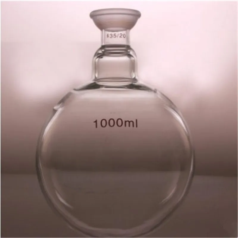 

1000ml 35/20,Single Neck,Round Bottom Glass Flask,Round Neck,Chemical Boliling Vessel Lab Supplies