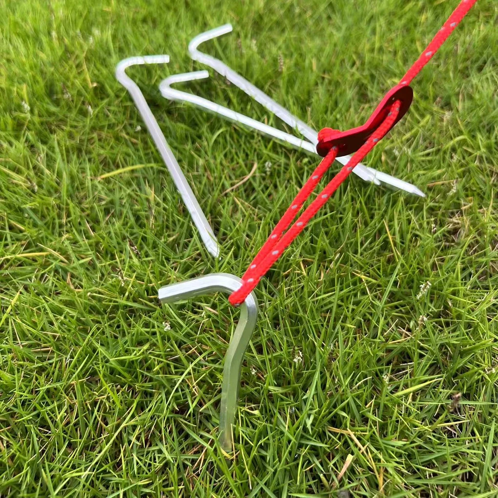 

16 шт., прочные и изысканные подвесные колышки для палатки для легкой установки, колышки для палатки для активного отдыха