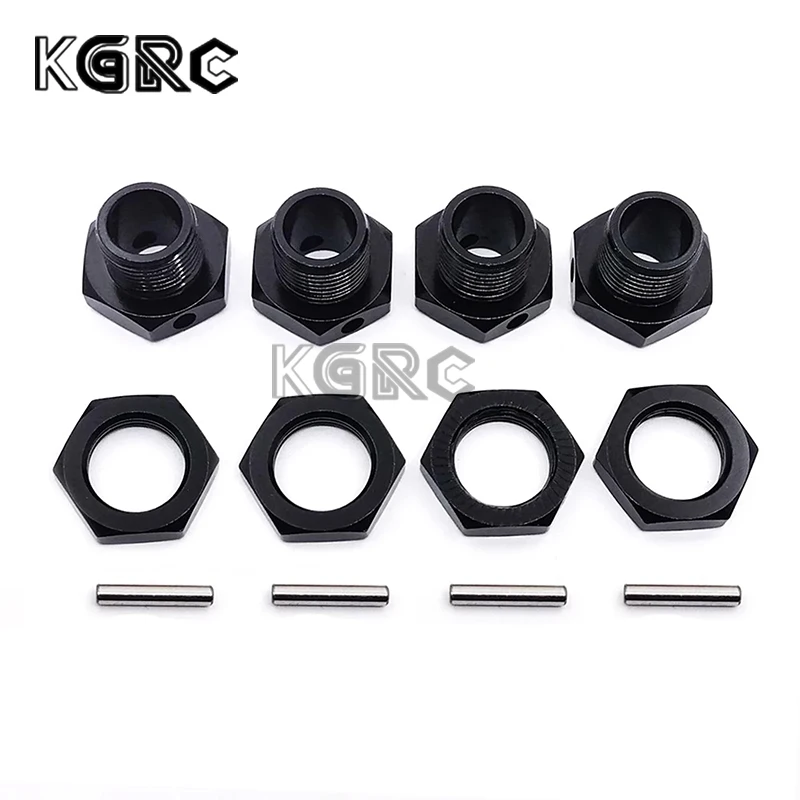 M17 17mm Aluminum Wheel Hex Hubs Adapter Nut Pin Anti-Dust Cover For 1/8 RC Model Car HPI HSP Losi Axial Kyosho Tamiya 81011