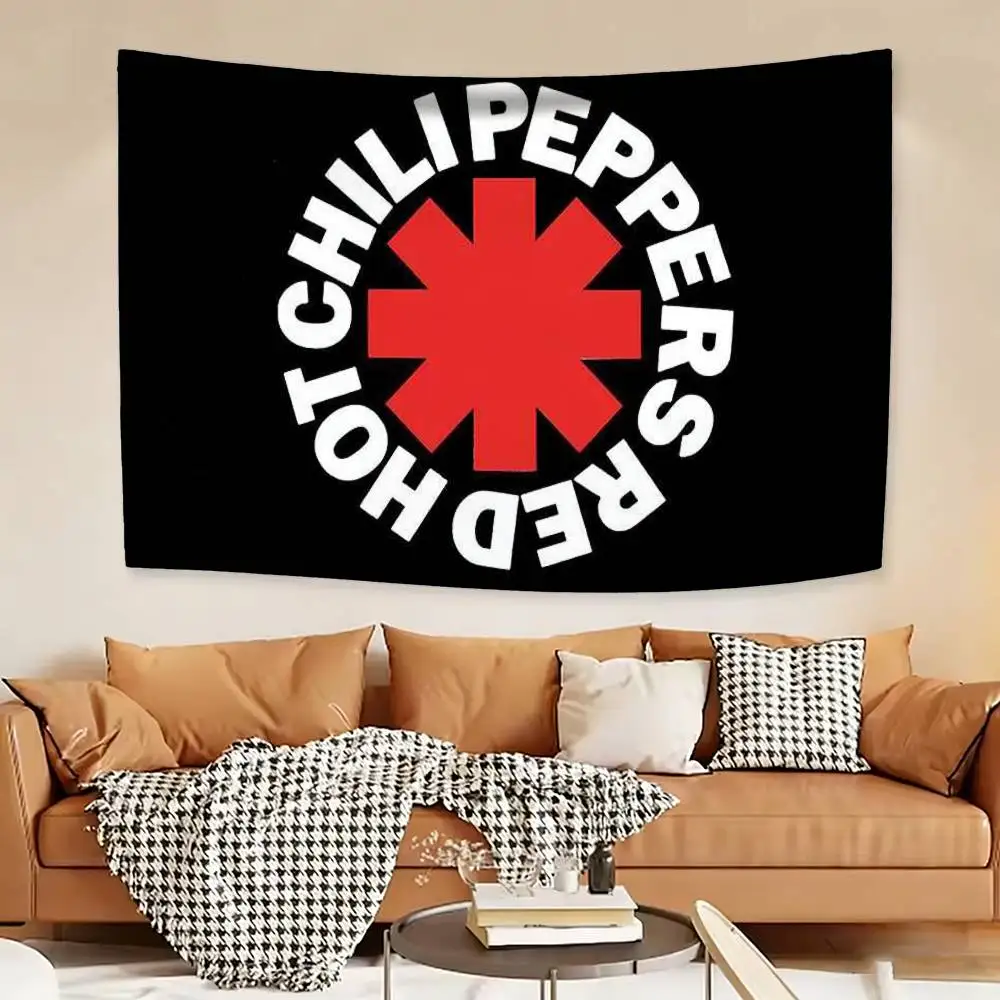 

R-Red Hot Chili Peppers Band Flag Outdoor Decorations for Bedrooms Home Decor Items Decoration Banners