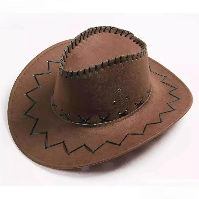 

Ethnic Tibetan Dance Hat Children Props Western Cowboy Cap Special Dance Performance Tool Sport Hat Sunshade Summer Cap