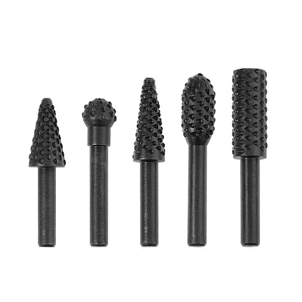 Imagem -04 - Krachtige Peças Rasp Rotativo Hss Cabeça de Moagem Ferramenta Elétrica Carpintaria Cortador Brocas Rotativo Arquivos Artesanato Shank 4