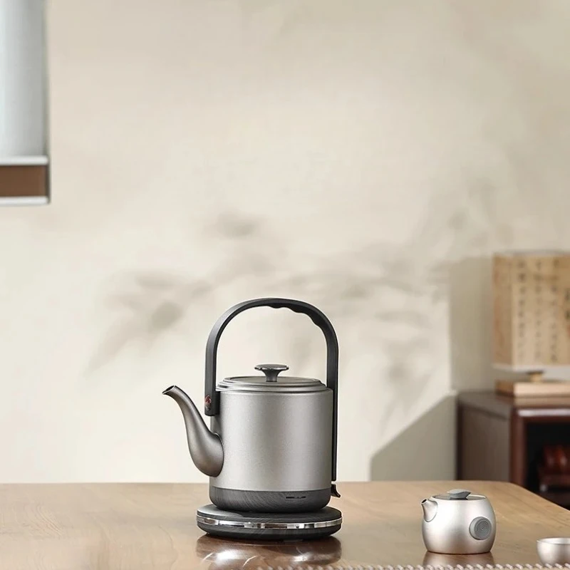 Pure Titanium Large Capacity Electric Tea Kettle, Fast Boiling 24‑Hour Keep‑Warm Pot for Traditional Kung Fu Tea