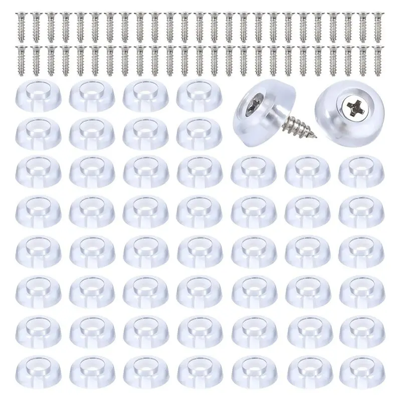 

AEE4-150 Pcs R Ubber Feet For Cutting Board, 16Mm Cutting Board F Eet Non Slip Bumper, For Chopping Board Electronics