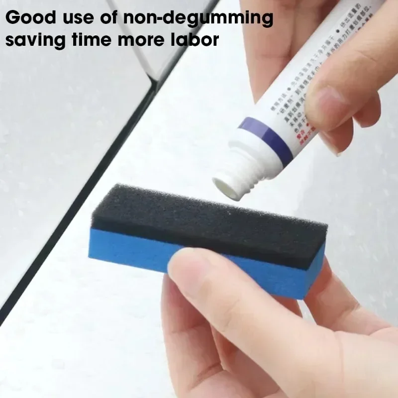 20/1PCS Car Ceramic Coating Sponge Applicator Glass Nano Wax Coat Sponges Blue Square Sponge and Cloth Car Cleaning Brush