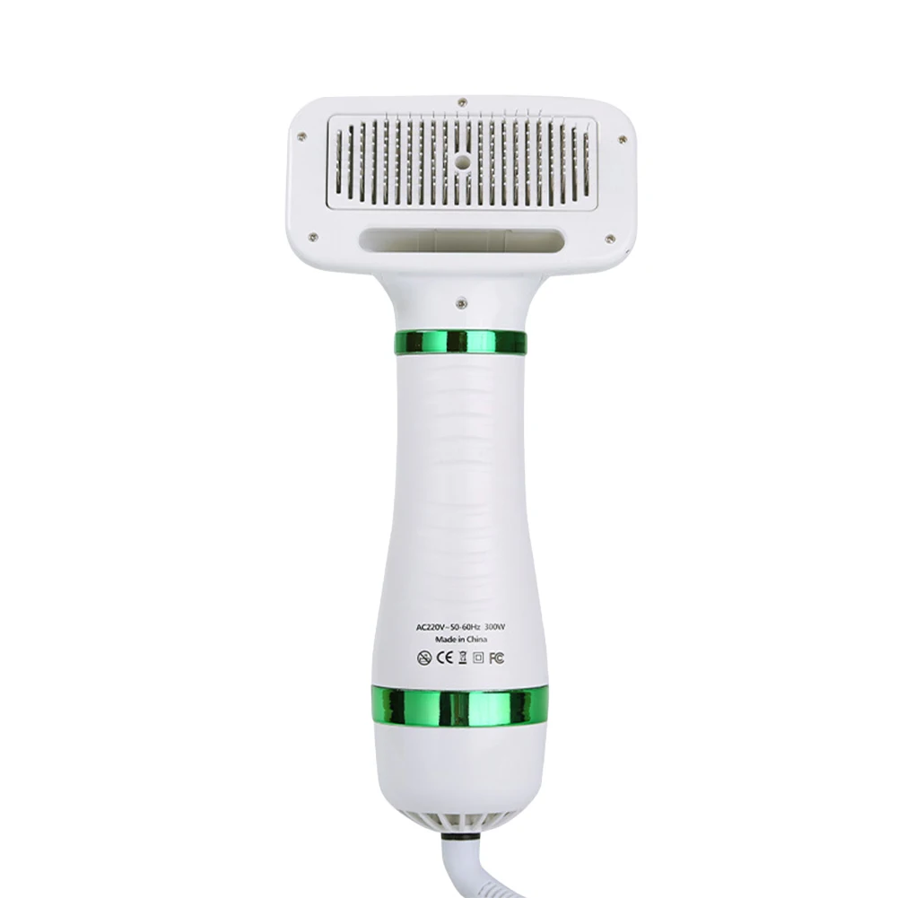 

2 в 1, расческа для сушки волос для собак, портативная расческа для сушки домашних животных, щетка для ухода за кошками с регулируемой температурой для маленьких, средних и больших собак, кошек