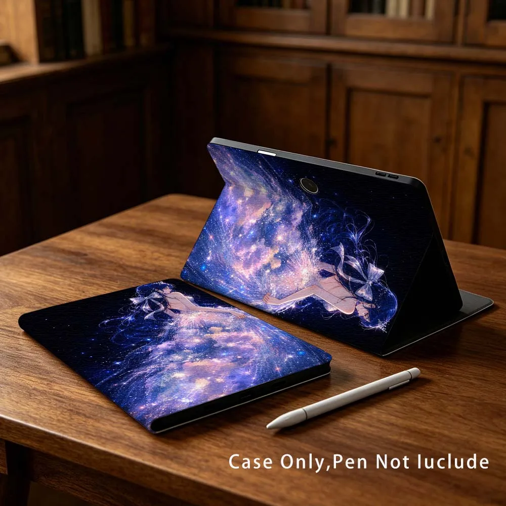 Capa de Tablet Macia com Estampa de Desenho Animado Estrelado Azul para OPPO VIVO IQOO OnePlus Realme Pad 3 Pro 13 12.1 11.61 11.4 10.36 11 polegadas