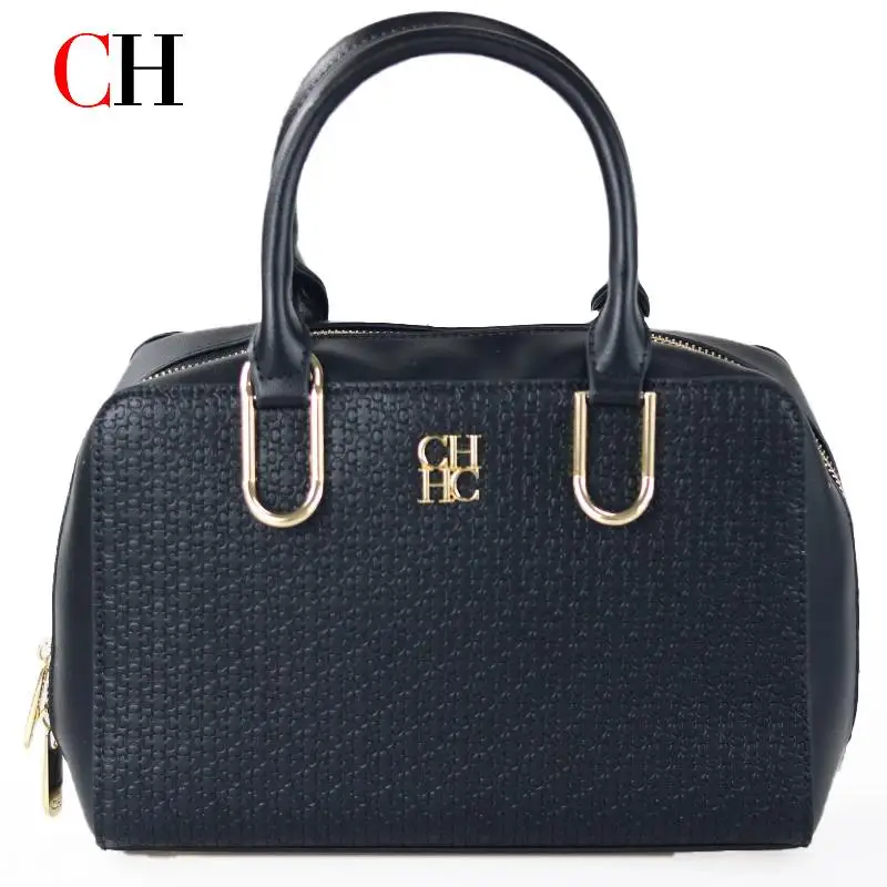 

Женская сумка CH Luxury Boston из искусственной кожи с плетеной текстурой, с верхней ручкой, металлической фурнитурой и молнией, на плечо, для повседневных поездок