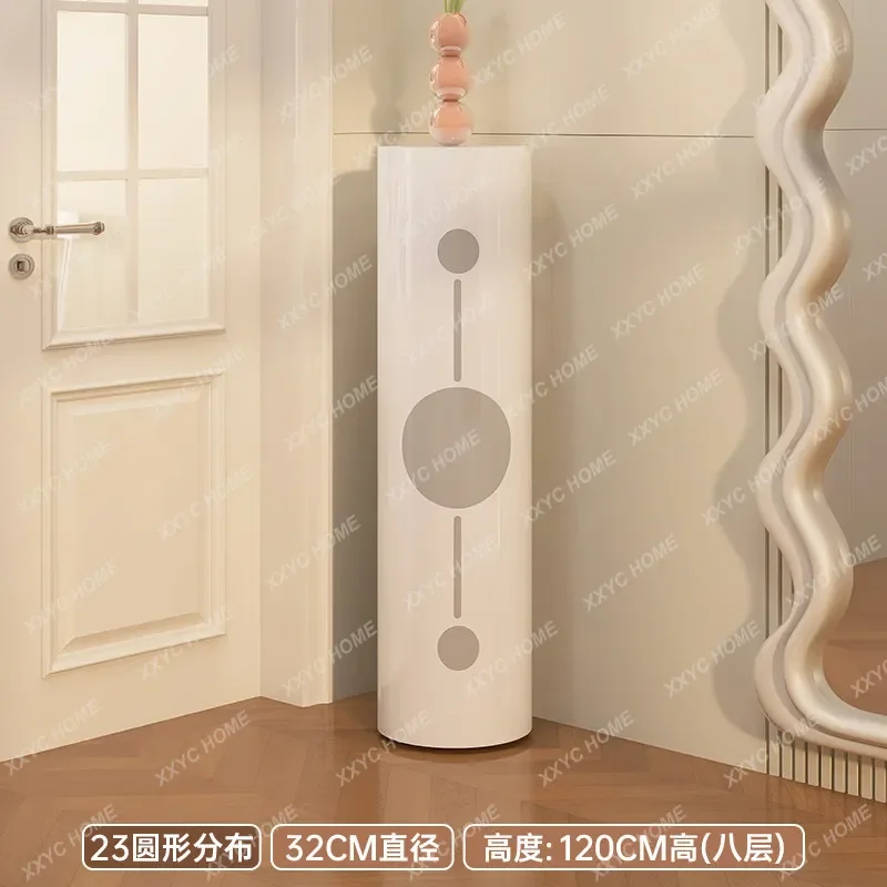 White Adjustable Shoe Rack Cupboard Minimalist Metal Display Shoe Cabinet Display Space Saving Armoire Chaussures Furniture