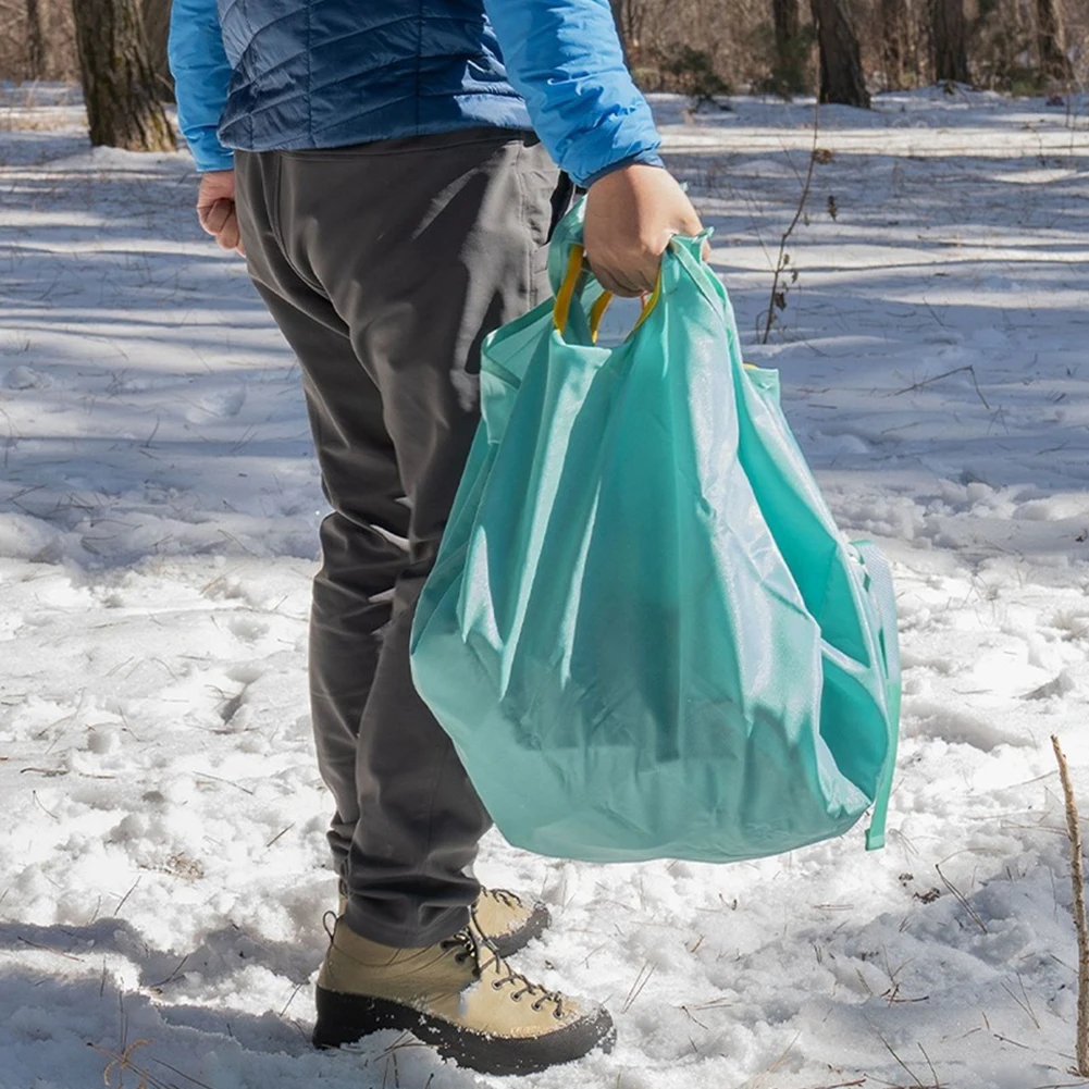 

Climbing Rope Storage Bag with Four Handles Interlocking Design Heavy Duty 600D Oxford Cloth for Mountaineering