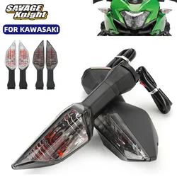 Turn Signals For KAWASAKI NINJA ZX6R 400 250 125 Z650 Z400 Z250 Z125 Z900 VERSYS X 300 Flashing Blinker Motorcycle Accessories