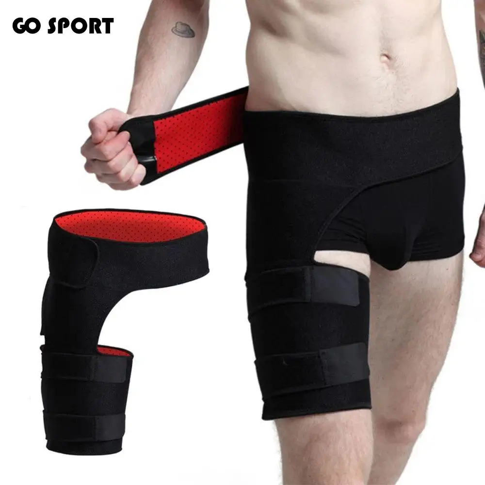 

Adjustable Sciatica Nerve Hip Joints Hip Protective Belt Thigh Compression Brace Leggings Groin Belt Hip Support Belt