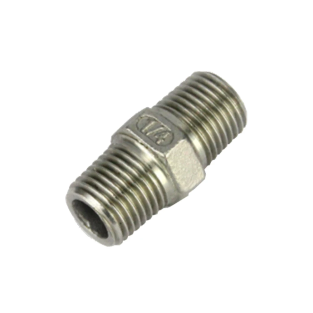 

KegLand 1/4 Inch BSP Stainless Hex Nipple