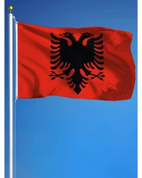 60x90cm 90x150cm Albania Flag Banner Tapestry
