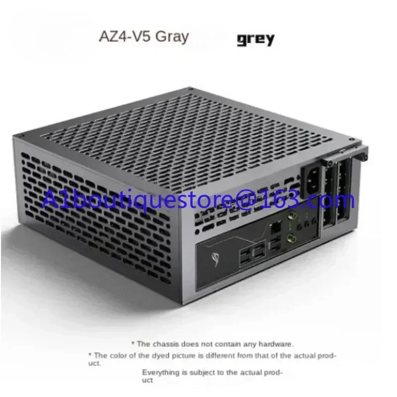 5L mini A24-V5 dual-slot single-display chassis double-sided chamfer 1u power supply itx