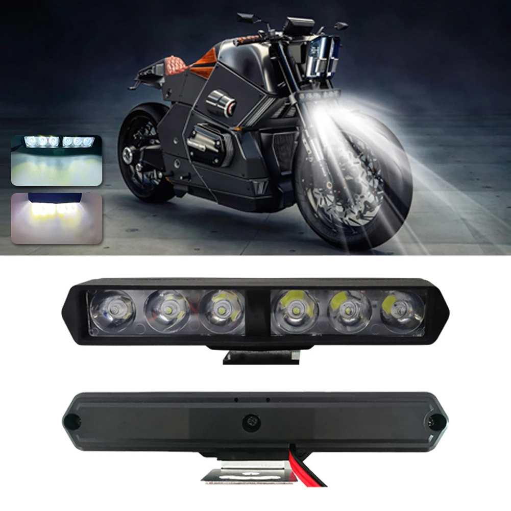 2Pcs LED Driving Fog Light White Light 6D LED Light Bar 12V IP67 Waterproof Off Road Spotlight for ATV Truck Tractor Trailer SUV