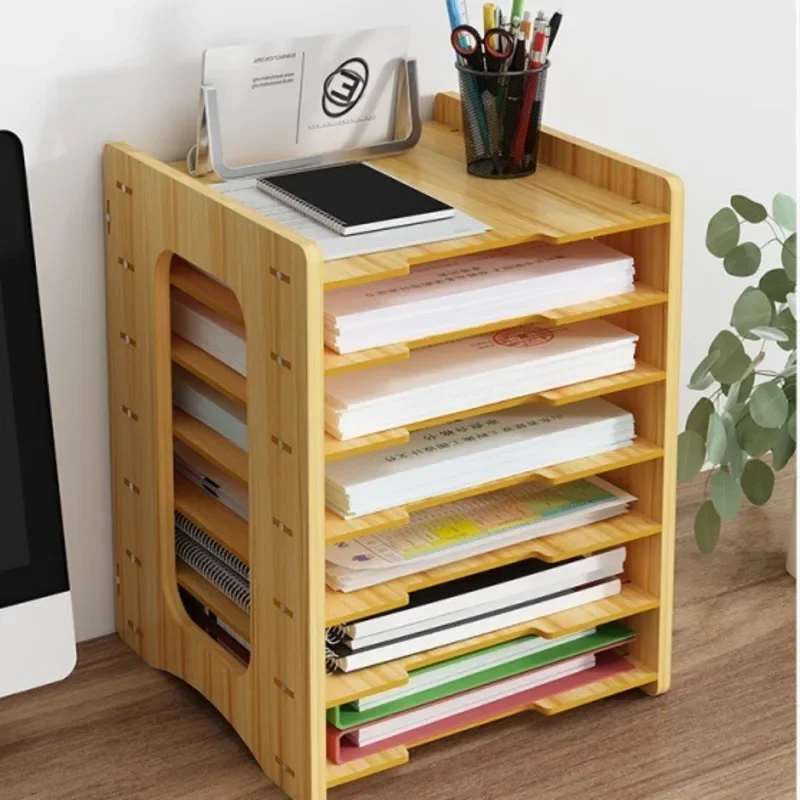 

Настольный органайзер, офисные принадлежности, утолщенная вертикальная стойка для хранения файлов, настольный органайзер для документов, классификационная полоса