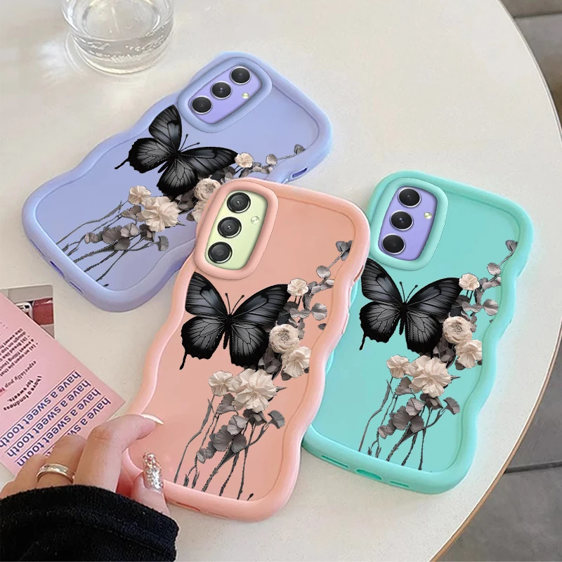 Fashion Wave Soft Phone Case For Samsung Galaxy A04 A04S A05 A05S A06 A07 A14 A15 A16 A17 A24 A25 A26 A34 A35 A36 A54 A55 A73