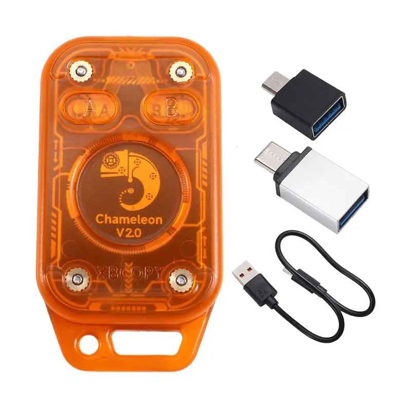 

Chameleon V2.0 RFID Smart Chip Reader Emulator 125Khz 13.56Mhz Card Decode NFC Duplicator Restart Smart Card Emulator