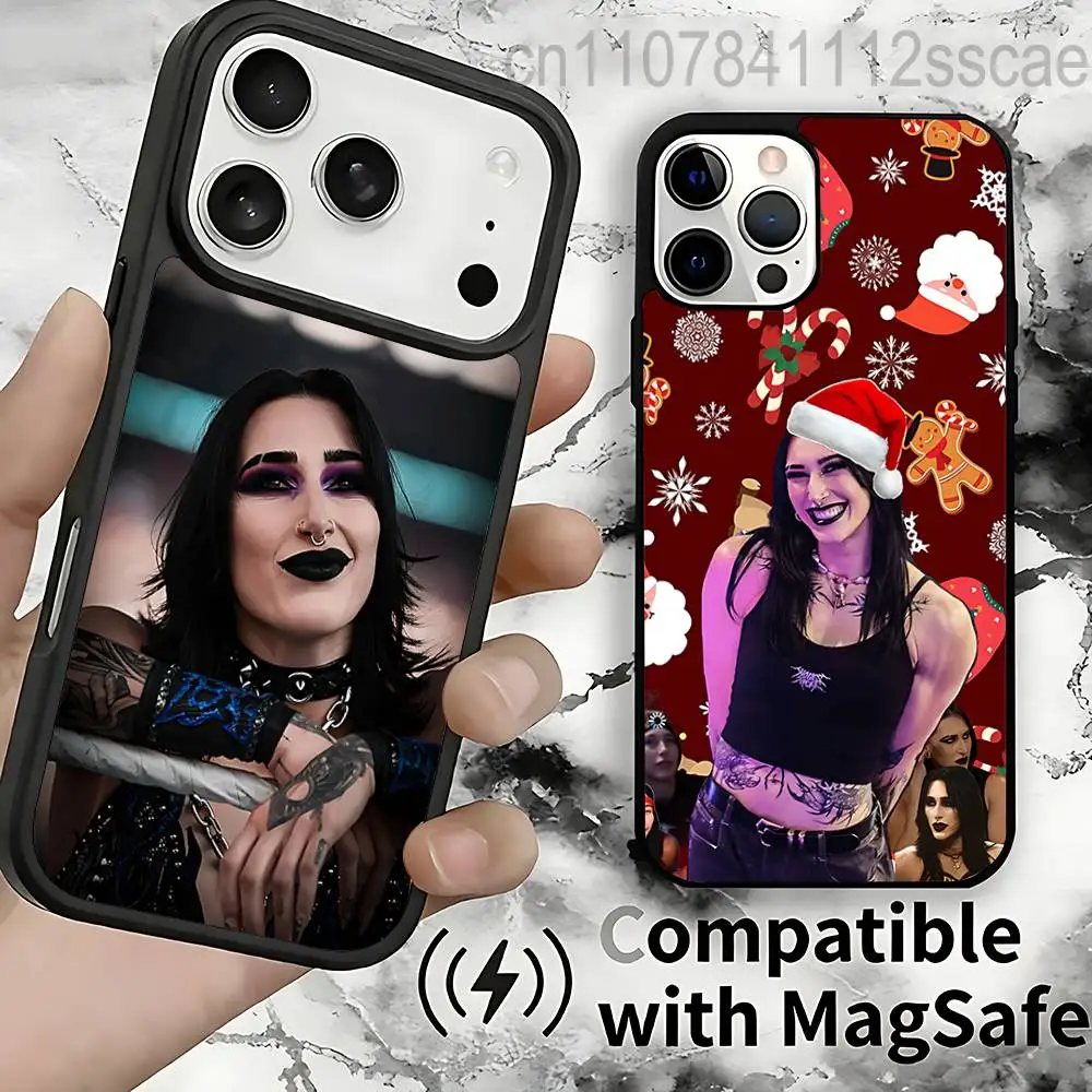

Чехол R-Rhea Cool Ripley для iPhone 17, 16, 15, 14, 13, 12, 11, Pro, Max, Plus, Mini, SE4, E с магнитной беспроводной зарядкой Magsafe