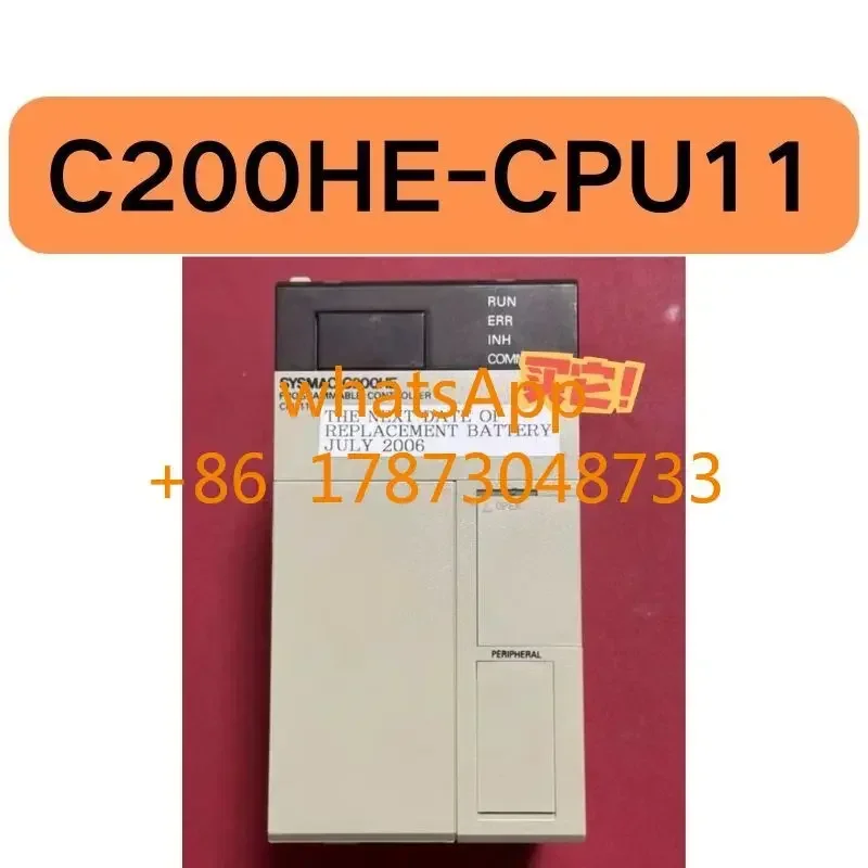 

The second-hand C200HE-CPU11 PLC module tested OK and its function is intact