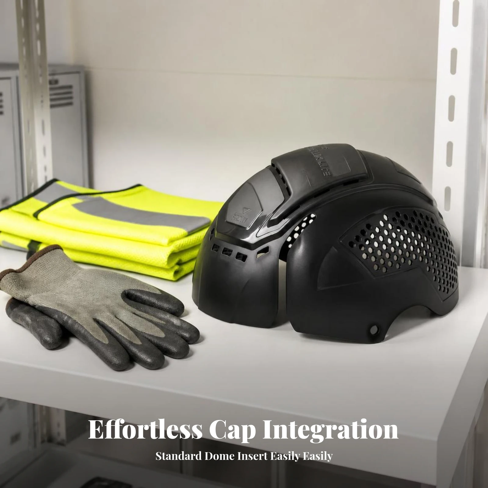 Hard Shell Bump Cap Insert Adjustable Inner Shell Cap with Ventilation Holes Cooling Hat Insert Long-Lasting Headwear