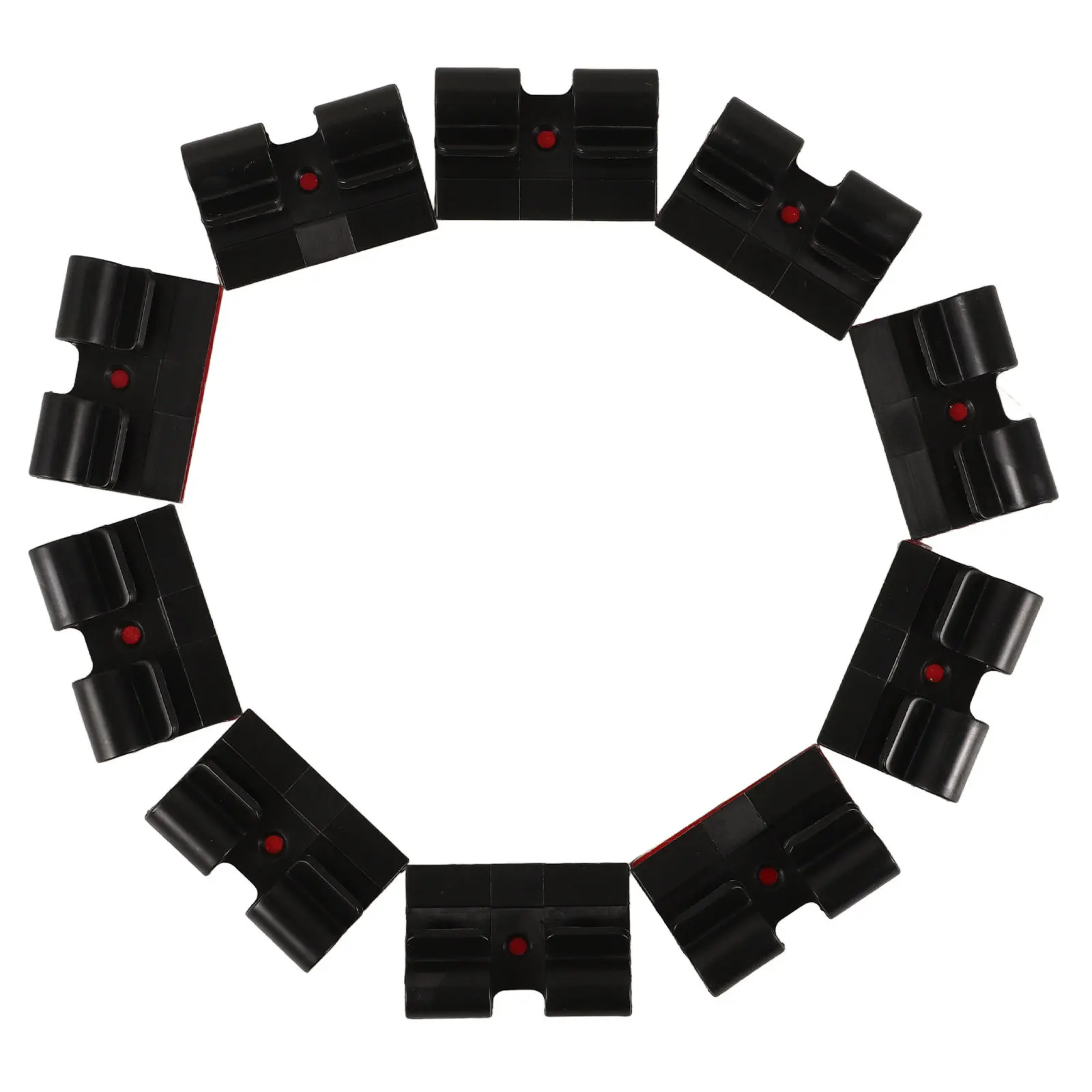 10Pcs Cable Clips Self-Adhesive Wire Management Organizer Holders for Desk Wall Cord Clamp Retainer Nylon Cord Clip