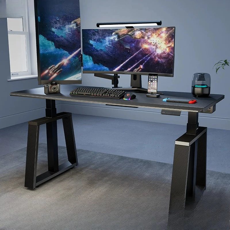 

Thickened desktop computer desk, dual motor electric lifting desk, smart office study desk, desktop gaming desk